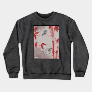 Japanese/Chinese Bamboo Art Crewneck Sweatshirt